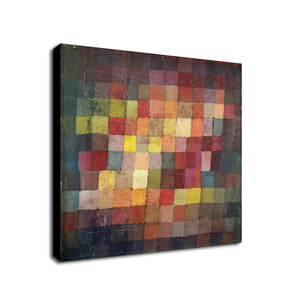 Ancient Harmony - Abstract Art by Paul Klee 1925 - Canvas Framed Wall Art Print - Various Sizes