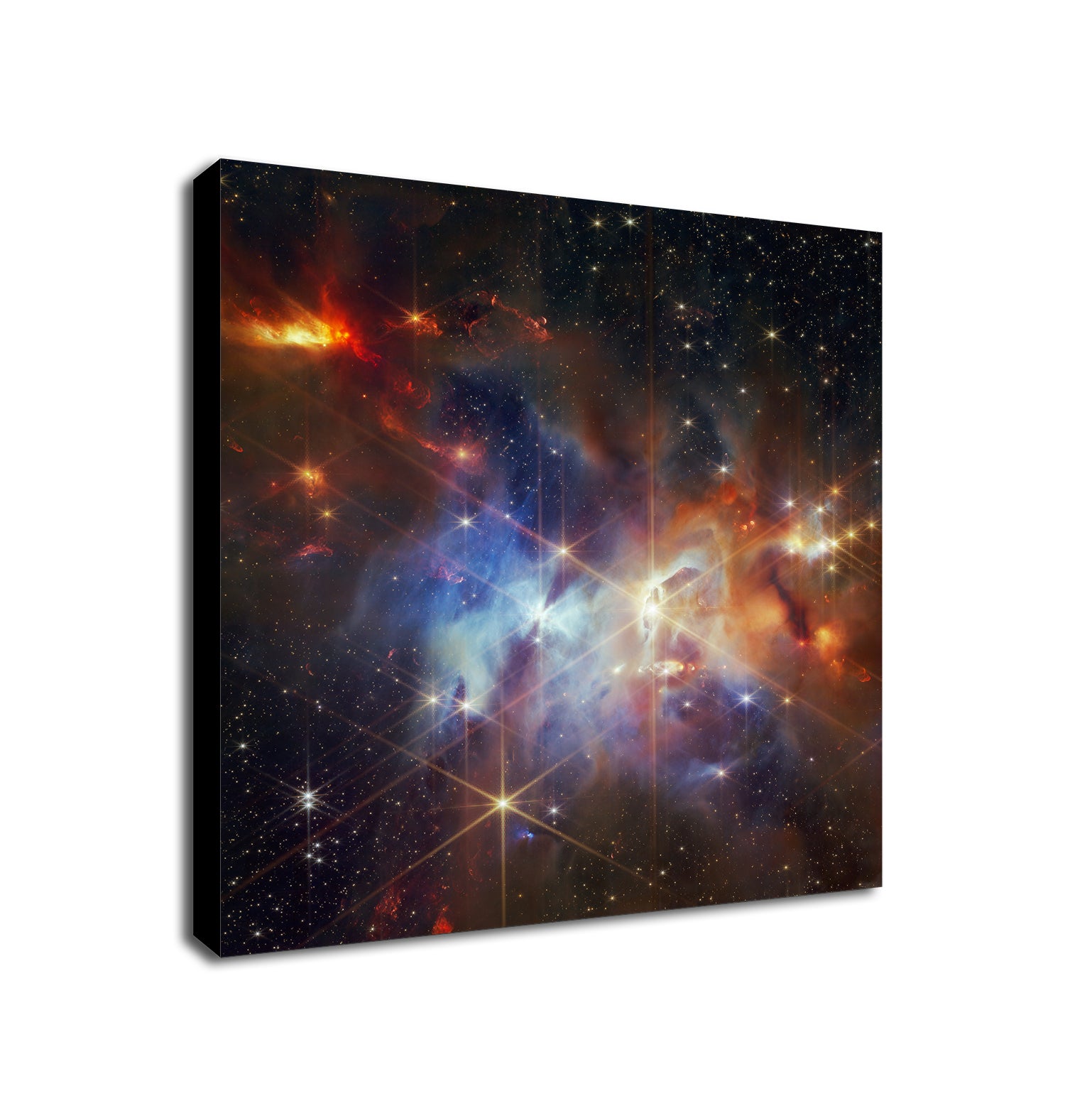 Serpens (NIRCam) from NASA’s James Webb Space Telescope - Wall Art - Framed Canvas Wall Art Print - Various Sizes