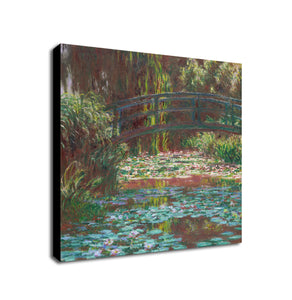 Water Lily Pond by Claude Monet - Wall Art - Framed Canvas Wall Art Print - Various Sizes