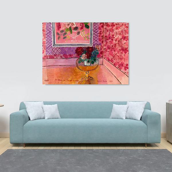 Thirty Years or La Vie en Rose by Raoul Dufy Art Print - Canvas Wall Art Framed Print - Various Sizes