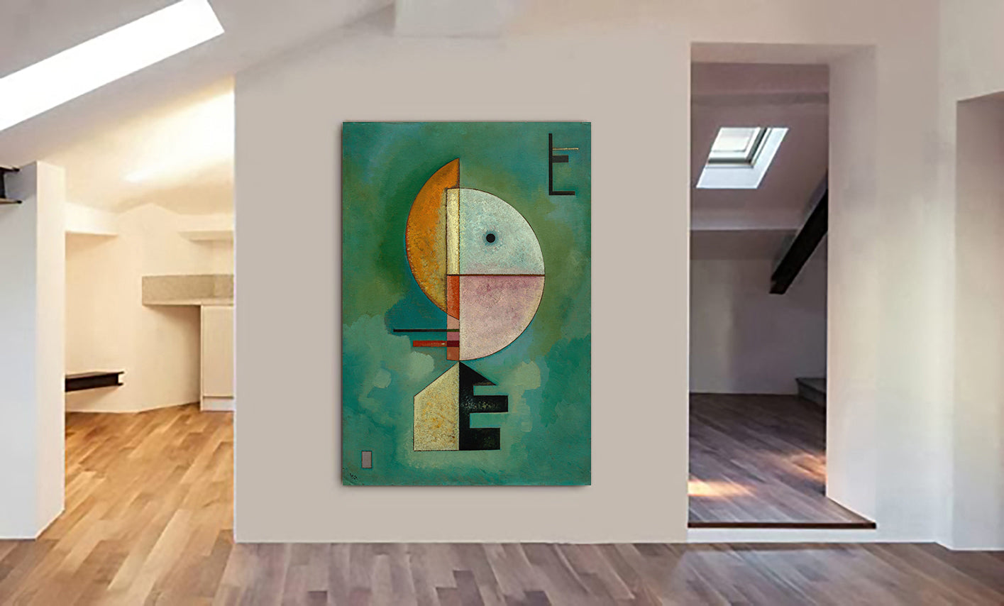 Upward - Abstract Art by Wassily Kandinsky 1929 - Canvas Wall Art Framed Print - Various Sizes