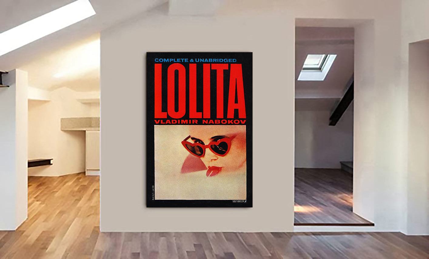 Lolita - Movie Wall Art - Canvas Wall Framed Print - Various Sizes