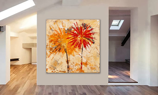 Fireworks - Abstract Wall Art - Framed Canvas Wall Art Print - Various Sizes