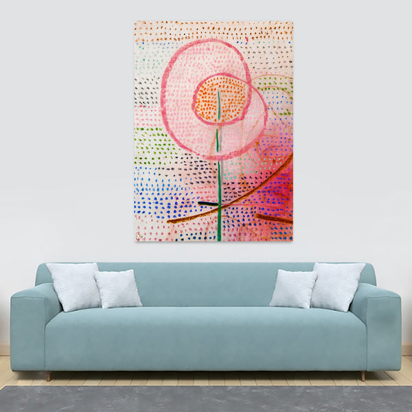 Blossoming - Abstract Wall Art by Paul Klee - Canvas Wall Art Framed Print - Various Sizes