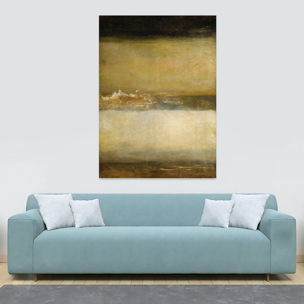 Three Seascapes by J.M.W. Turner - Canvas Wall Art Framed Print - Various Sizes