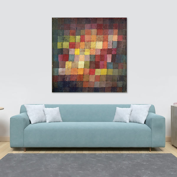 Ancient Harmony - Abstract Art by Paul Klee 1925 - Canvas Framed Wall Art Print - Various Sizes