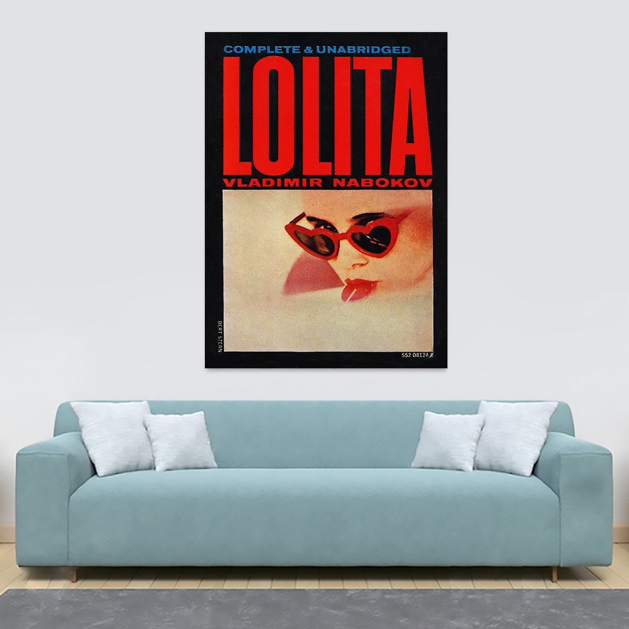 Lolita - Movie Wall Art - Canvas Wall Framed Print - Various Sizes