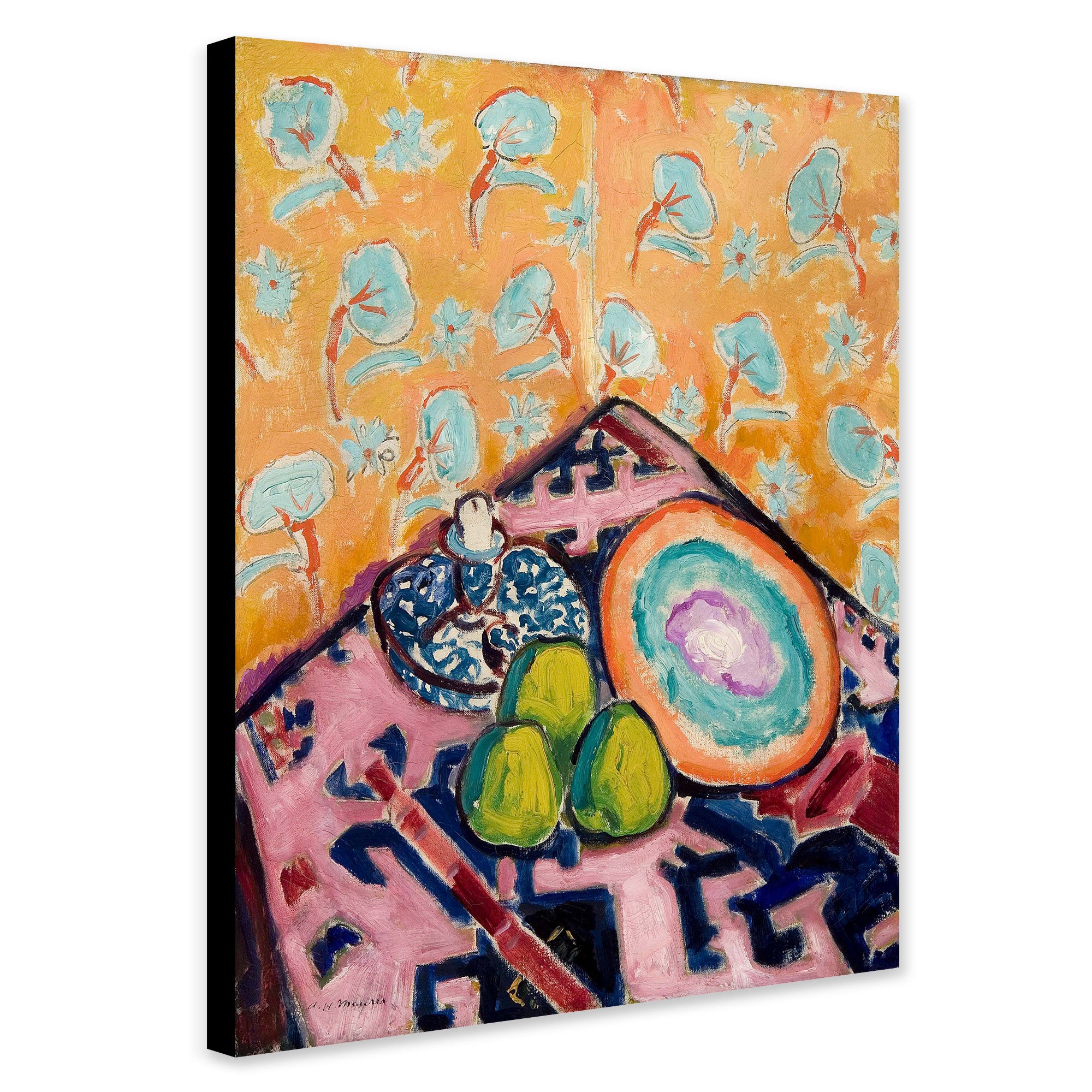 Still Life by Alfred Henry Maurer Kitchen Wall Art - Canvas Wall Art Framed Print - Various Sizes