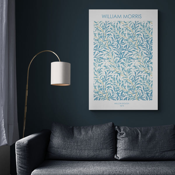 Willow Bough - Botanical Wall Art by William Morris - Canvas Wall Art Framed Print - Various Sizes