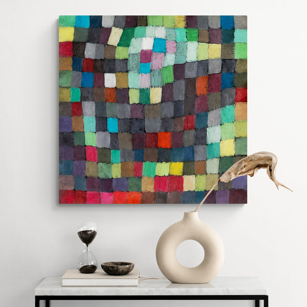 May Picture - Abstract Wall Art by Paul Klee - Canvas Framed Wall Art Print - Various Sizes