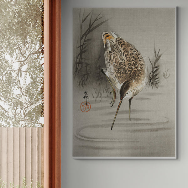Japanese Vintage Bird Art by Ohara Koson - Set Of 3 Prints - Canvas Wall Art Framed Prints - Various Sizes