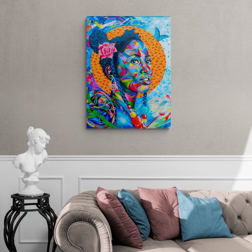 Custom A1 (33.1x23.4in / 84.1x59.4cm) - Wall Art Rolled Canvas Print