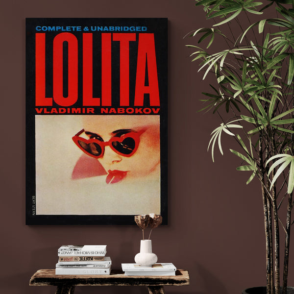 Lolita - Movie Wall Art - Canvas Wall Framed Print - Various Sizes
