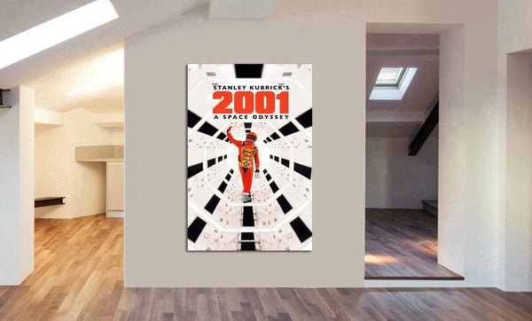 2001 Space Odyssey - Canvas Wall Art Framed Print - Various Sizes