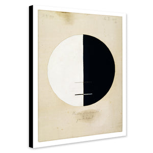 Buddhas Standpoint in the Earthly Life by Hilma af Klint - Canvas Wall Art Framed Print - Various Sizes