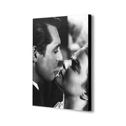 Cary Grant Ingrid Bergman - Canvas Wall Art Framed Print - Various Sizes