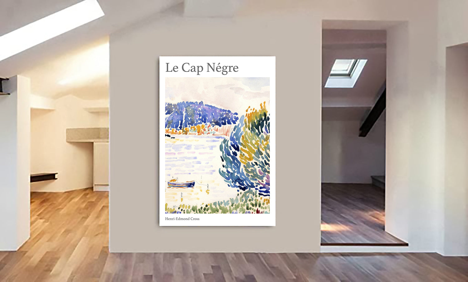 Cap Negre by Henri Edmond-Cross - Watercolour Art - Canvas Wall Art Framed Print - Various Sizes