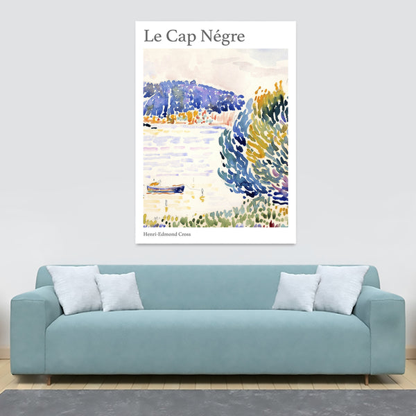 Cap Negre by Henri Edmond-Cross - Watercolour Art - Canvas Wall Art Framed Print - Various Sizes