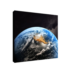Planet Earth - Canvas Framed Wall Art Print - Various Sizes