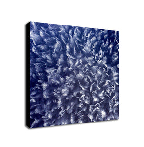 Frosted Ice Flakes - Abstract - Framed Canvas Wall Art Print - Various Sizes