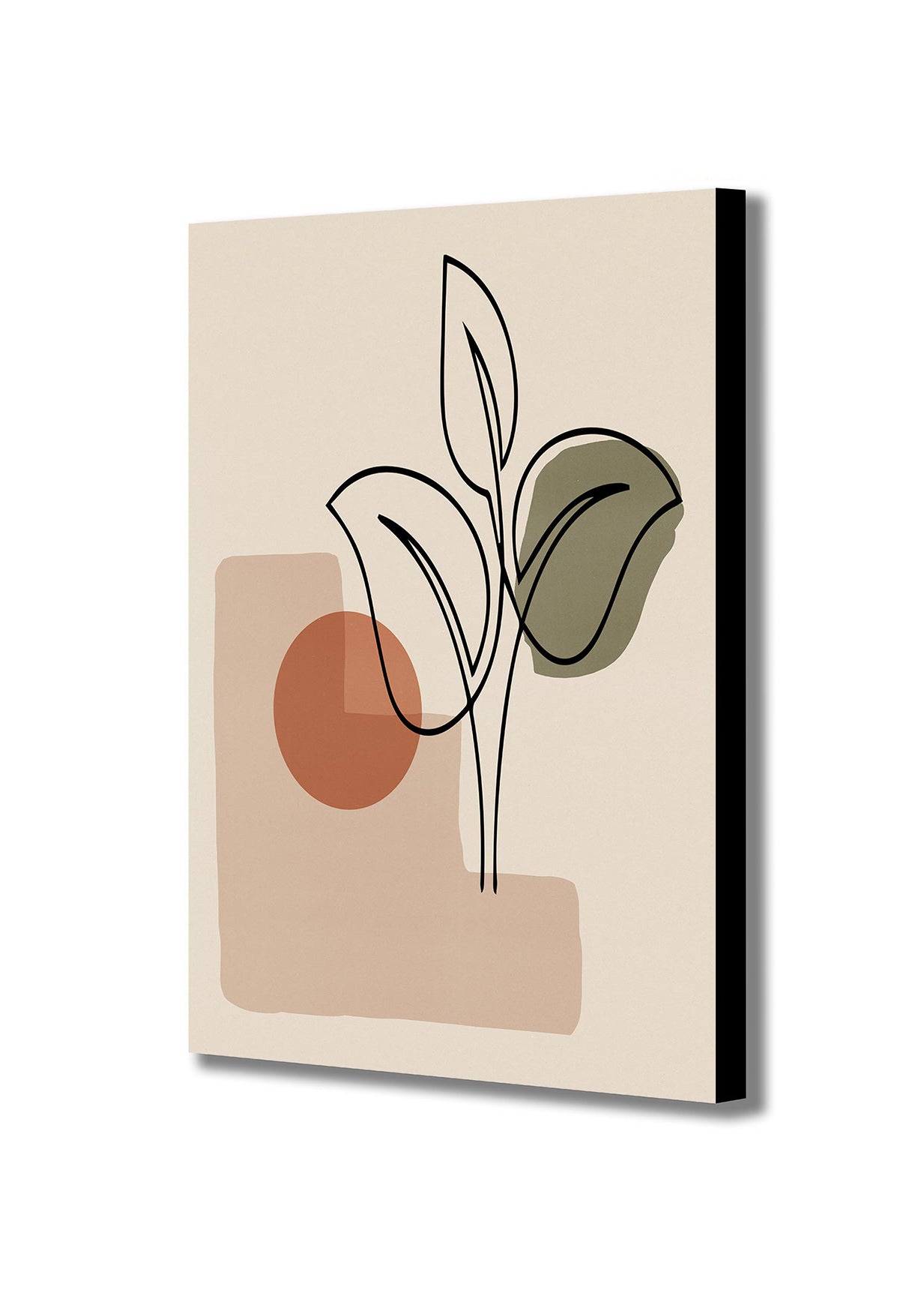 Fruit - Boho Abstract Minimalist Wall Art - Canvas Wall Art Framed Print - Various Sizes