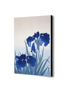 Iris Flowers by Ohara Koson - Japanese - Canvas Wall Art Framed Print - Various Sizes