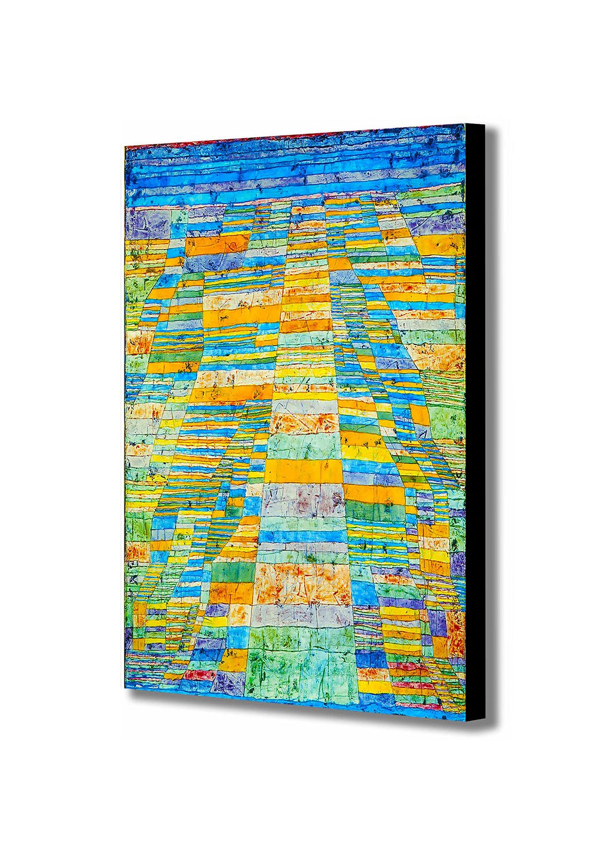Main Road and Byways - Abstract by Paul Klee - 1929 - Canvas Wall Art Framed Print - Various Sizes