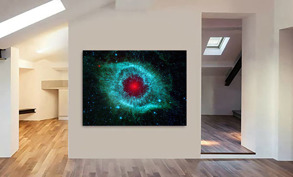 Nebula - NASA Hubble Telescope - Space Art - Canvas Wall Art Framed Print - Various Sizes