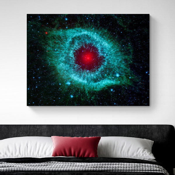 Nebula - NASA Hubble Telescope - Space Art - Canvas Wall Art Framed Print - Various Sizes