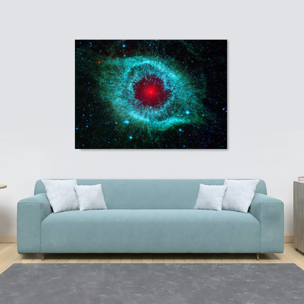 Nebula - NASA Hubble Telescope - Space Art - Canvas Wall Art Framed Print - Various Sizes