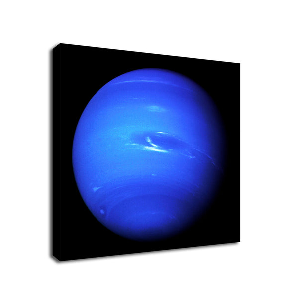 Neptune Planet - Space Wall Art - Framed Canvas Wall Art Print - Various Sizes