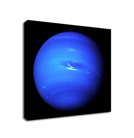 Neptune Planet - Space Wall Art - Framed Canvas Wall Art Print - Various Sizes