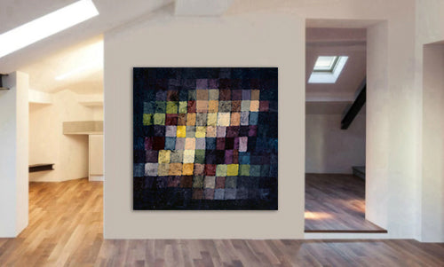 Old Sound by Paul Klee - Canvas Framed Wall Art Print - Various Sizes