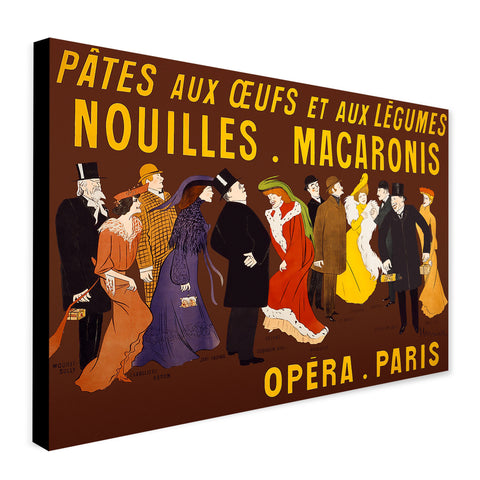 Opera - Paris - French Vintage Wall Art (1901) by Leonetto Cappiello - Canvas Wall Art Framed Print - Various Sizes