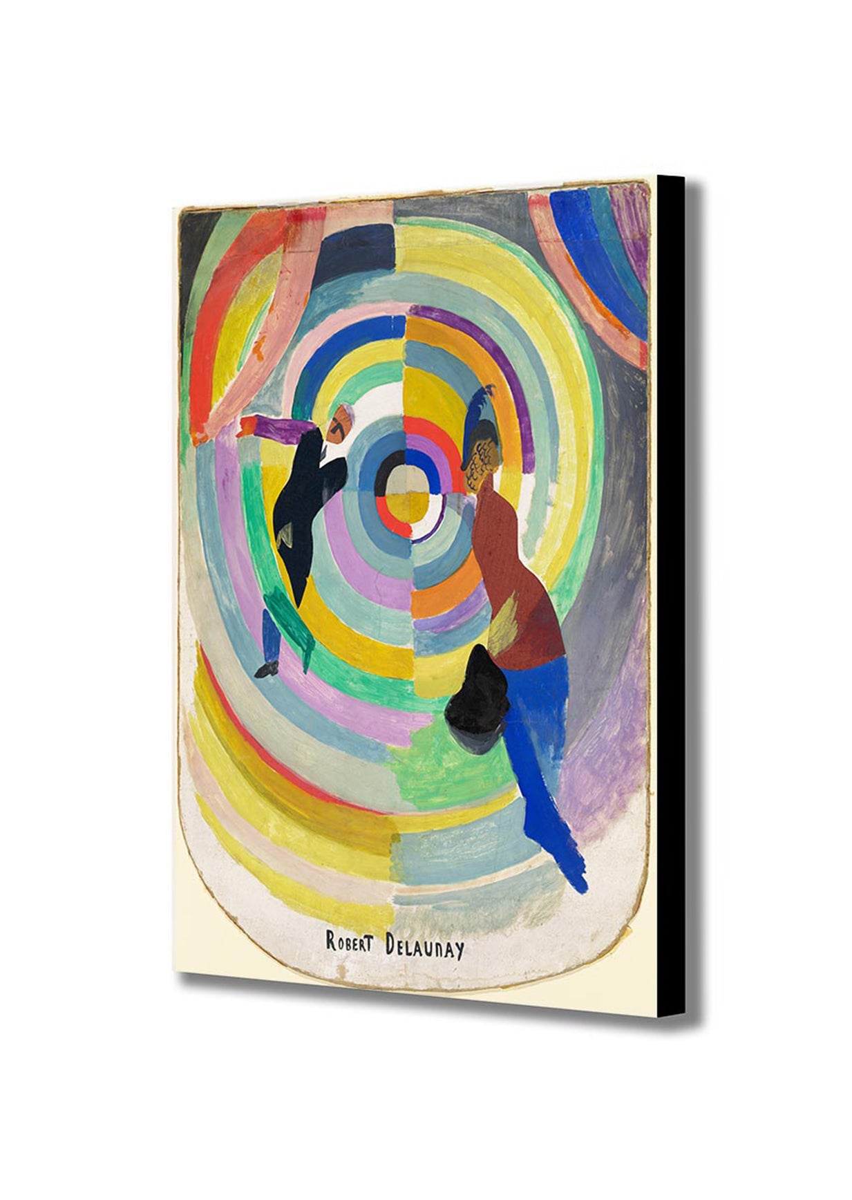 Political Drama Robert Delaunay 1914 - Framed Canvas Wall Art Print - Various sizes