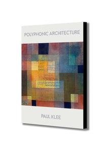 Polyphonic Architecture by Paul Klee - Canvas Wall Art Framed Print - Various Sizes