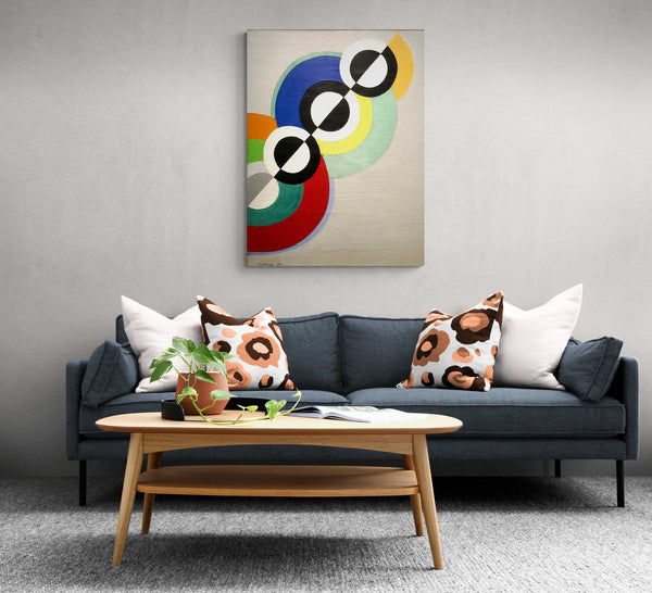 Rythmes by Robert Delaunay - Framed Canvas Wall Art Print - Various sizes