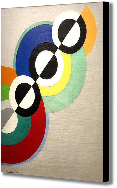 Rythmes by Robert Delaunay - Framed Canvas Wall Art Print - Various sizes