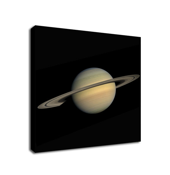 Saturn Planet - Space Wall Art - Framed Canvas Wall Art Print - Various Sizes