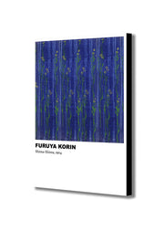 Shima-Shima Purple Pattern by Furuya Korin (1904) - Abstract - Canvas Wall Art Framed Print - Various Sizes