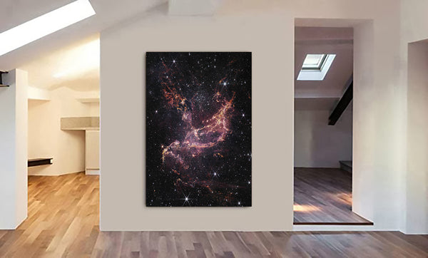 Small Magellanic Cloud From NASA'S James Webb Space Telescope - Wall Art - Canvas Wall Art Framed Print - Various Sizes