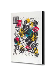 Small Worlds Abstract Art by Wassily Kandinsky - Canvas Wall Art Framed Print - Various Sizes