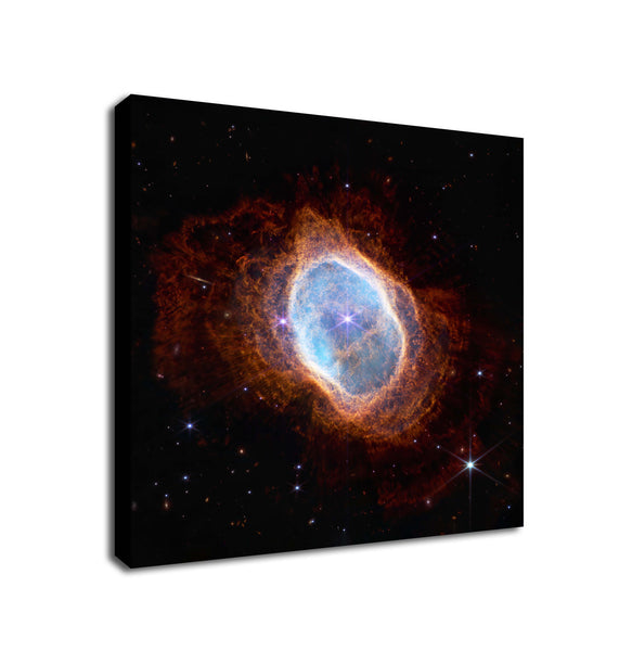 Southern Ring Nebula from NASA’s James Webb Space Telescope - Framed Canvas Wall Art Print - Various Sizes