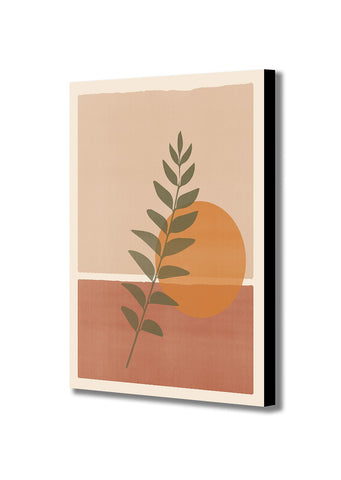 Sunrise - Boho Abstract Minimalist Wall Art - Canvas Wall Art Framed Print - Various Sizes