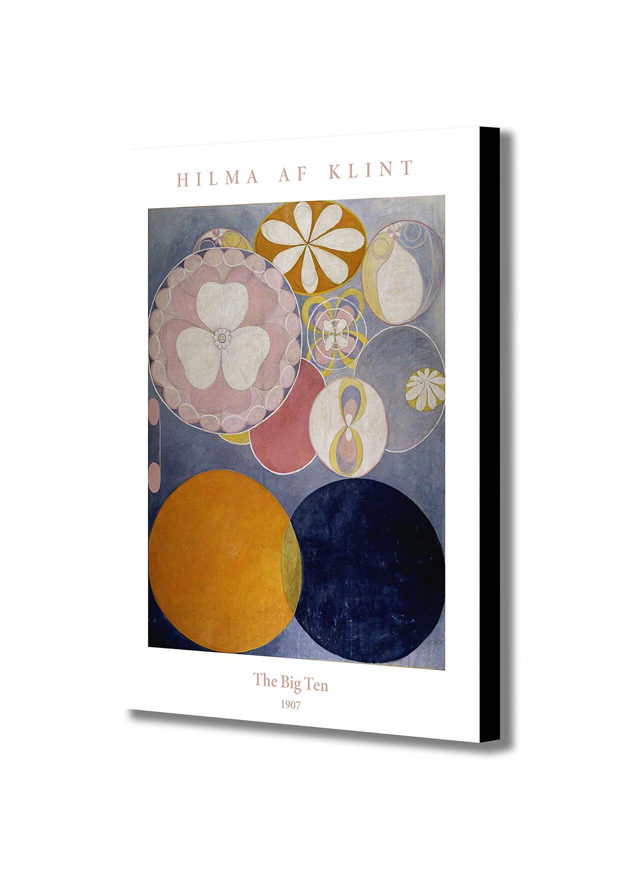 The Big Ten by Hilma Af Klint (1907) - Canvas Wall Art Framed Print - Various Sizes