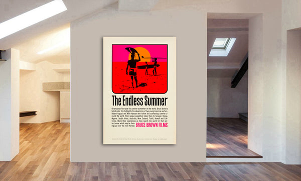 The Endless Summer - Movie - Canvas Wall Art Framed Print - Various Sizes