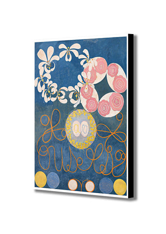 The Ten Largest - No.1 - Childhood Abstract Art By Hilma AF Klint - Canvas Wall Art Framed Print - Various Sizes