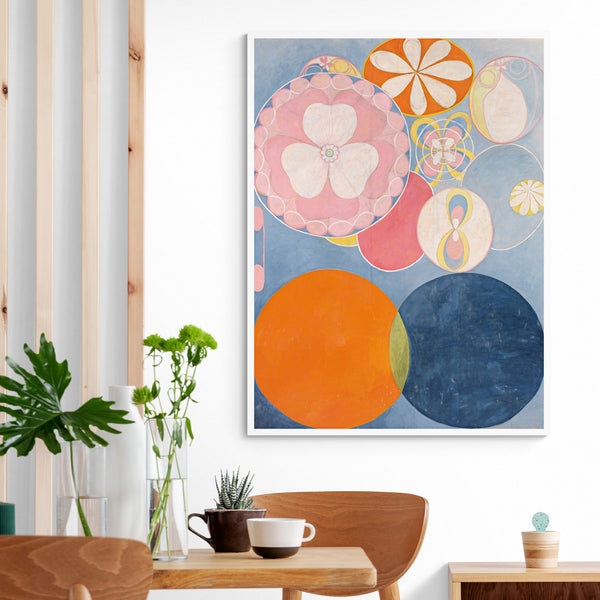 The Ten Largest - No.2 - Abstract Art By Hilma AF Klint - Canvas Wall Art Framed Print - Various Sizes