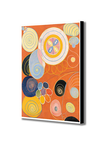 The Ten Largest - No.3 - Youth Abstract Art By Hilma AF Klint - Canvas Wall Art Framed Print - Various Sizes