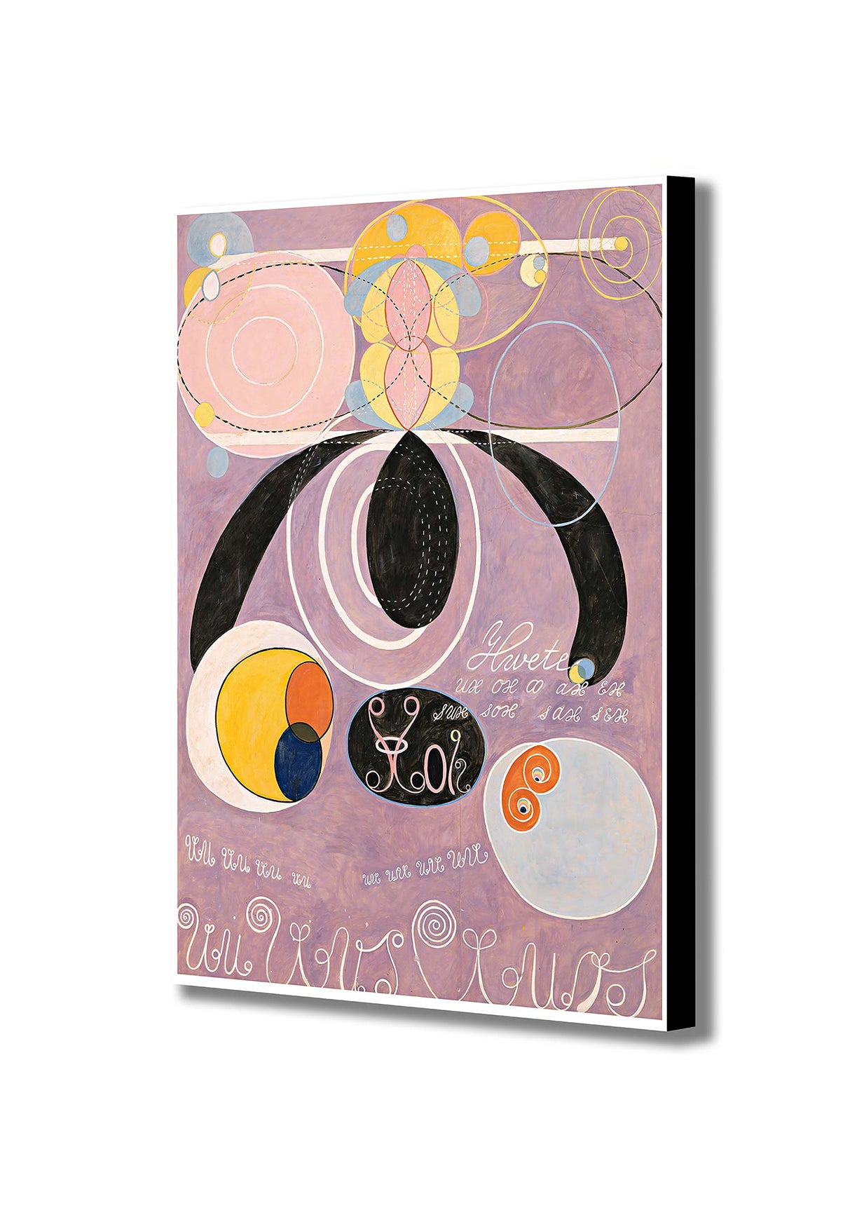 The Ten Largest - No.6 Abstract Art By Hilma AF Klint - Canvas Wall Art Framed Print - Various Sizes